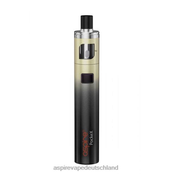 Aspire Pockex Jubiläums-Edition-Kit Goldverlauf HP02Z119 Aspire Vape Sale