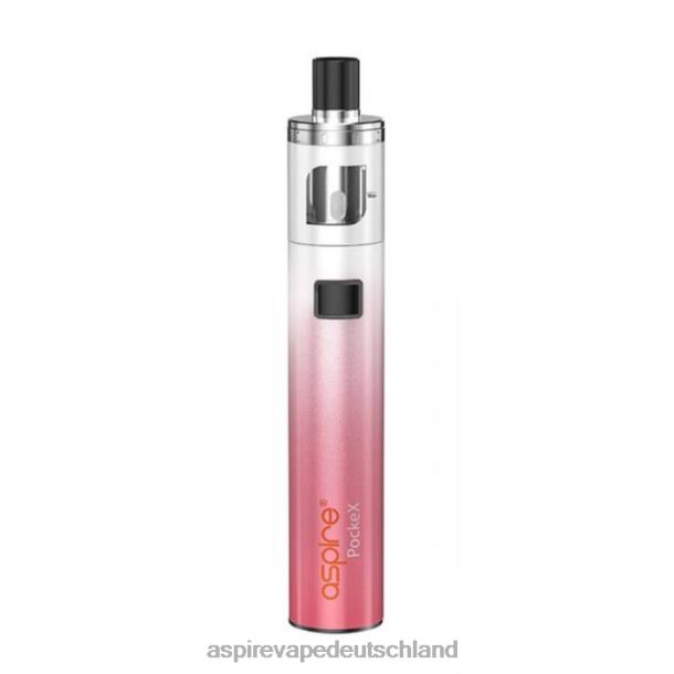 Aspire Pockex Jubiläums-Edition-Kit rosa Farbverlauf HP02Z116 Aspire E Zigarette Bewertung