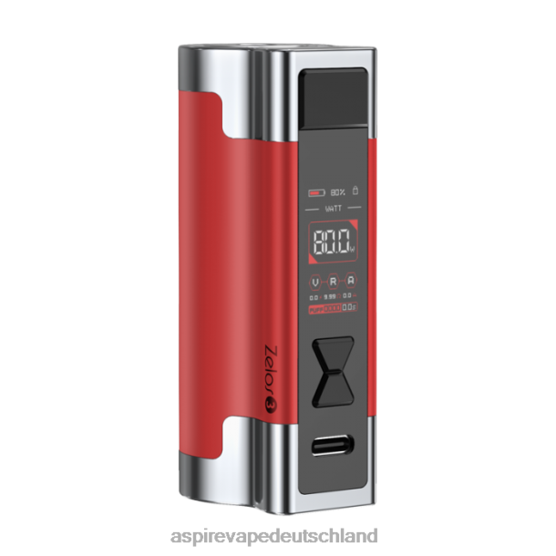 Aspire Zelos 3 mod Rot HP02Z196 Aspire E Zigarette Bewertung